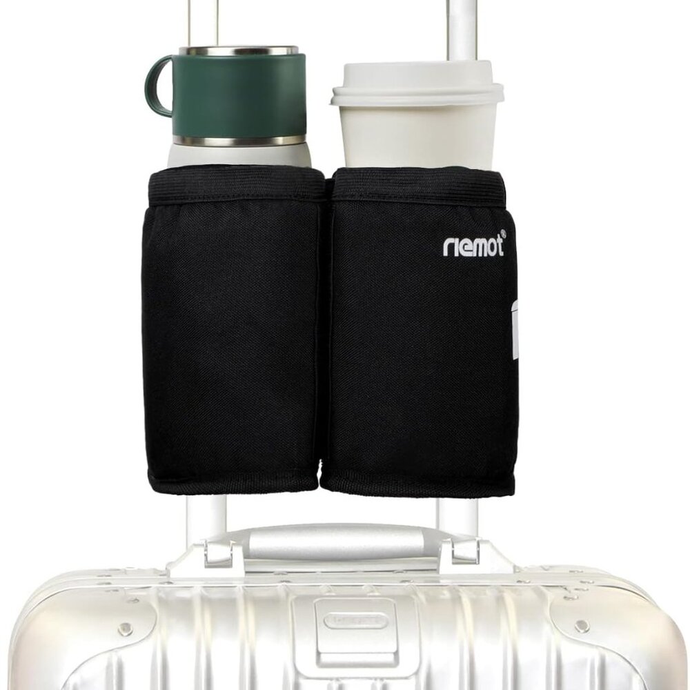 Riemot Luggage Cup Holder – Black NWT Travel Drink Carrier